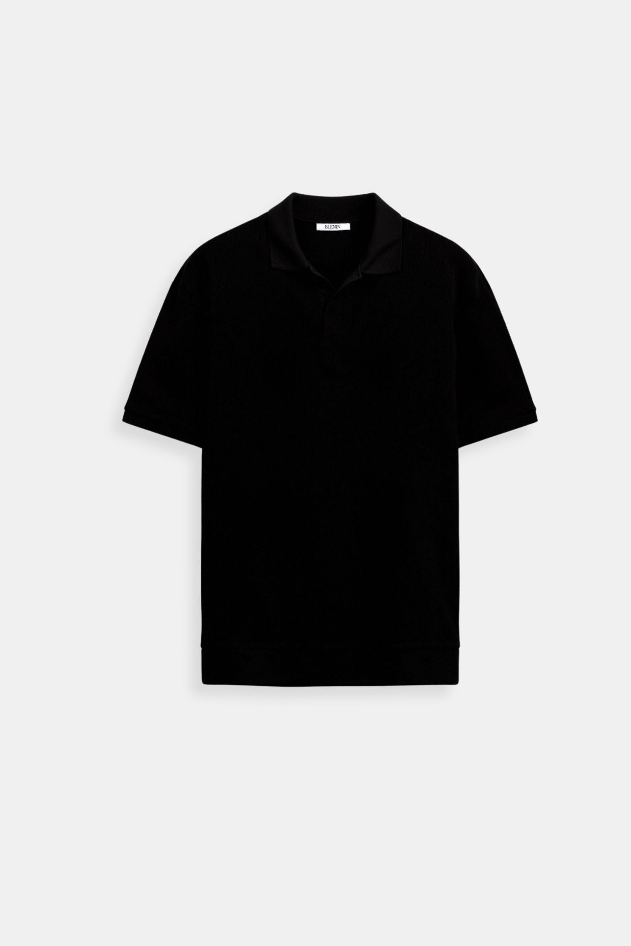 Polo-T-Shirt mit Wollstruktur