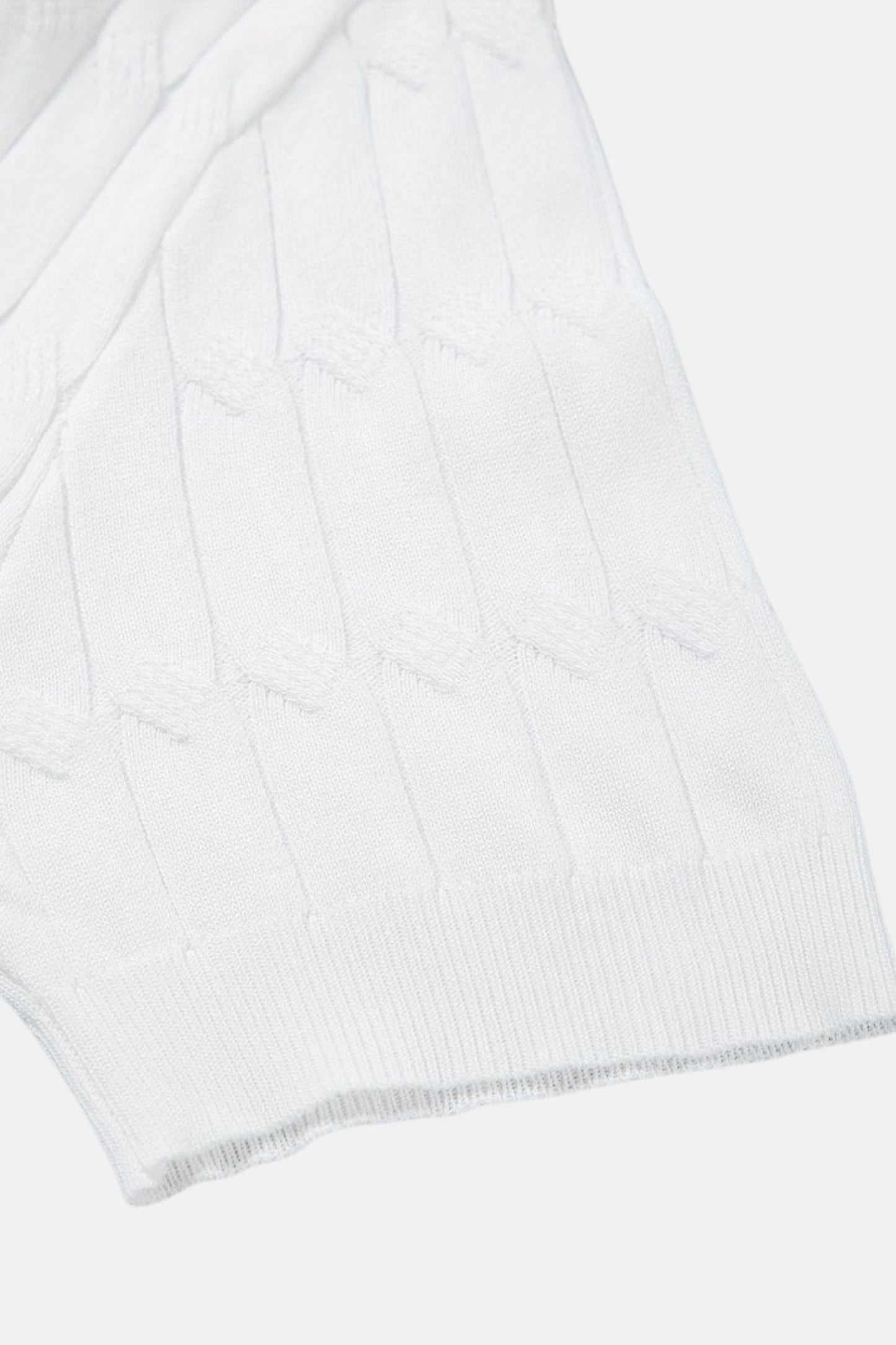 Premium V-hals gebreide polo