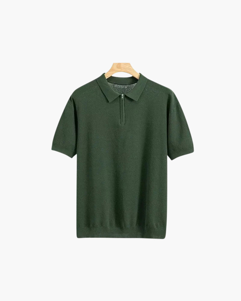IBIZA Poloshirt mit Reißverschluss