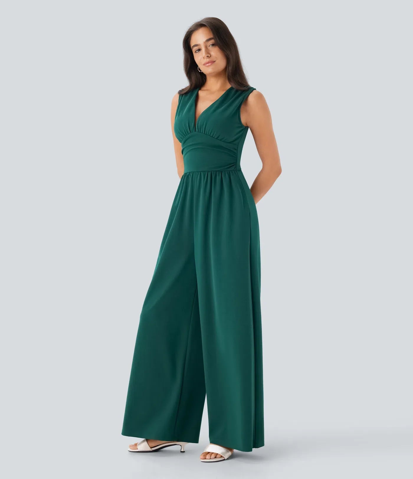 Black Wide-Leg Jumpsuit