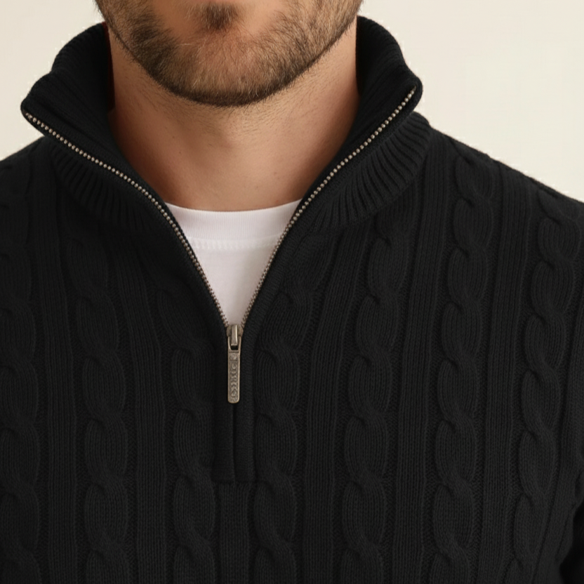 Strick Quarter Zip