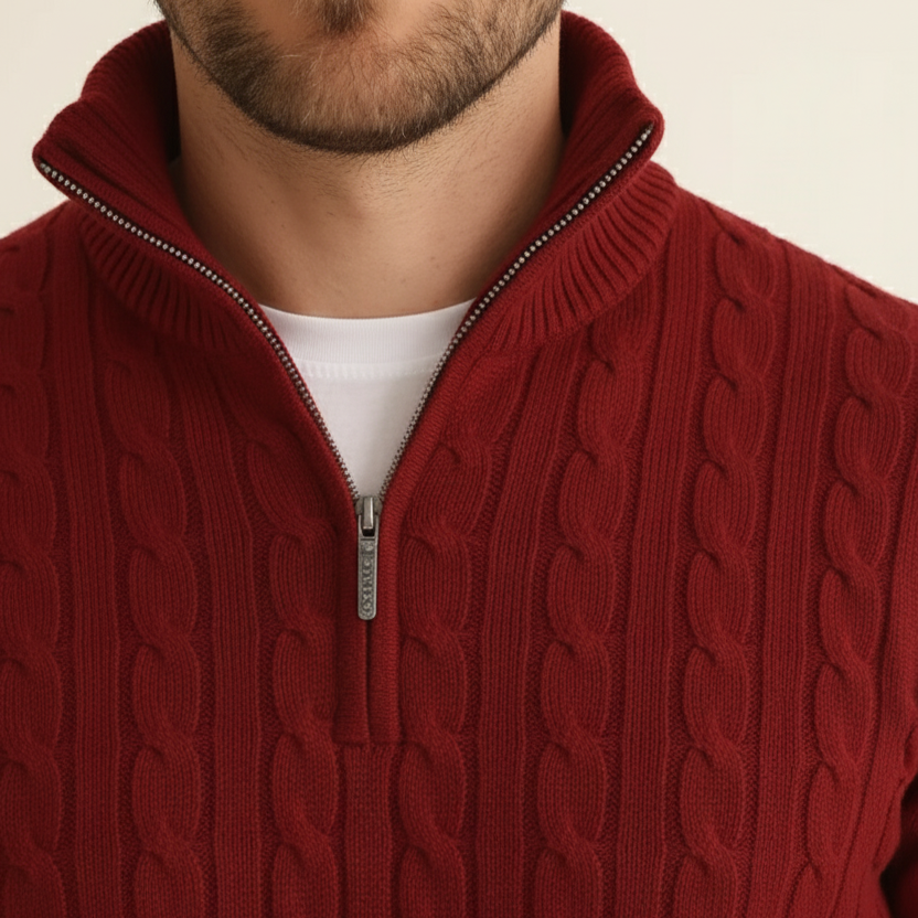 Strick Quarter Zip