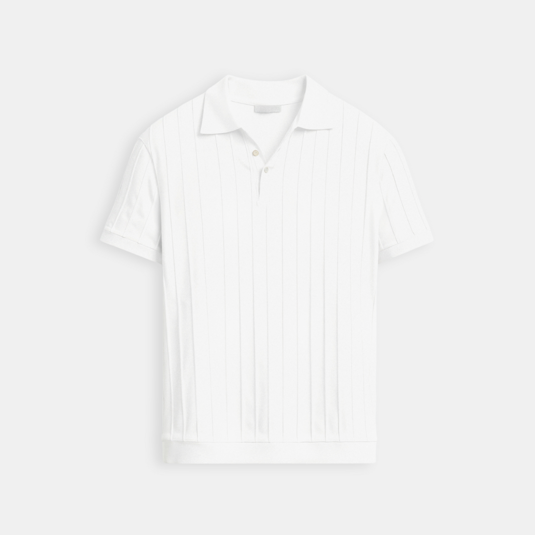 Poloshirt mit vertikalen Streifen