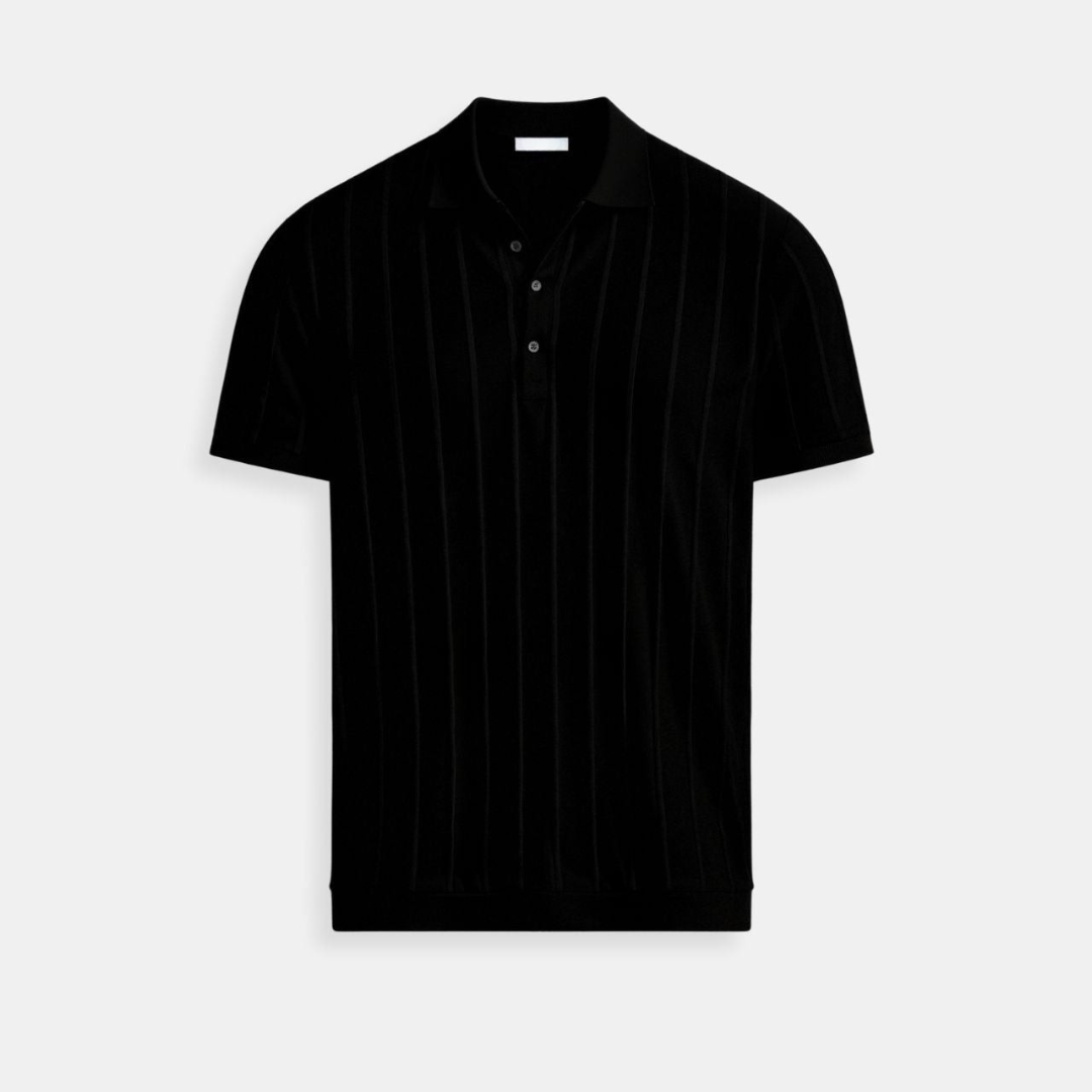 Poloshirt mit vertikalen Streifen