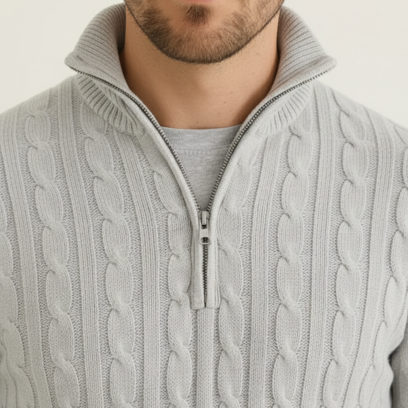 Strick Quarter Zip