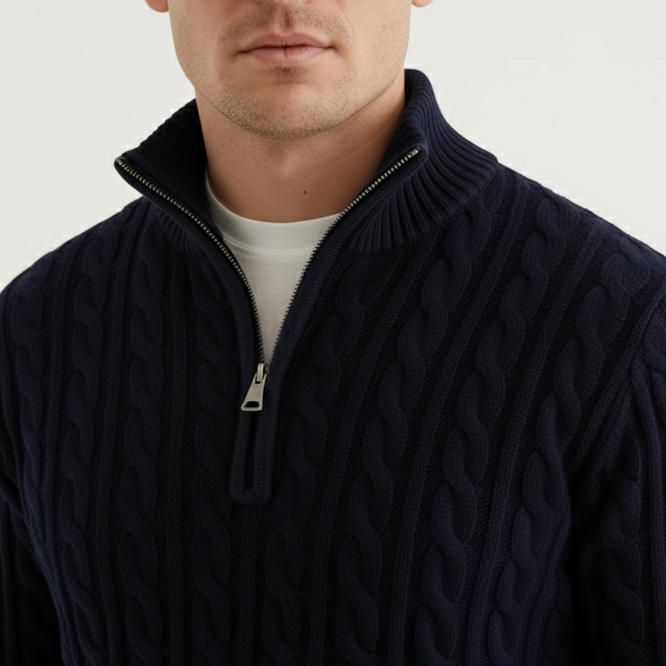 Strick Quarter Zip
