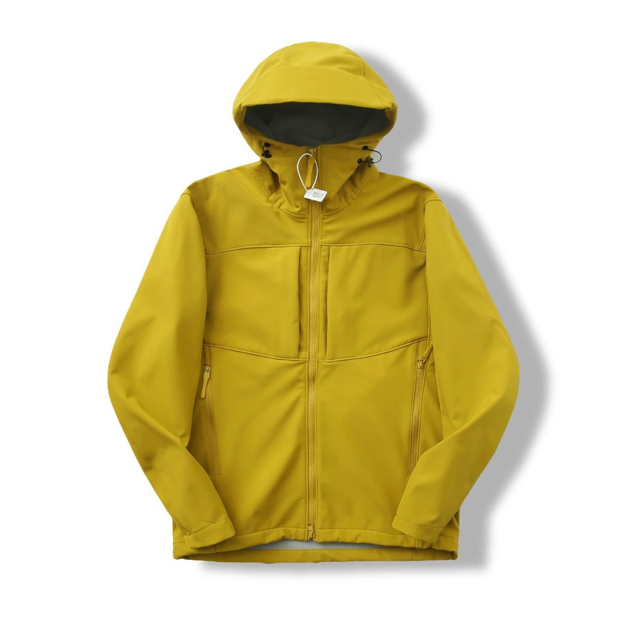 Minimalistische Kapuzenjacke mit Fleecefutter