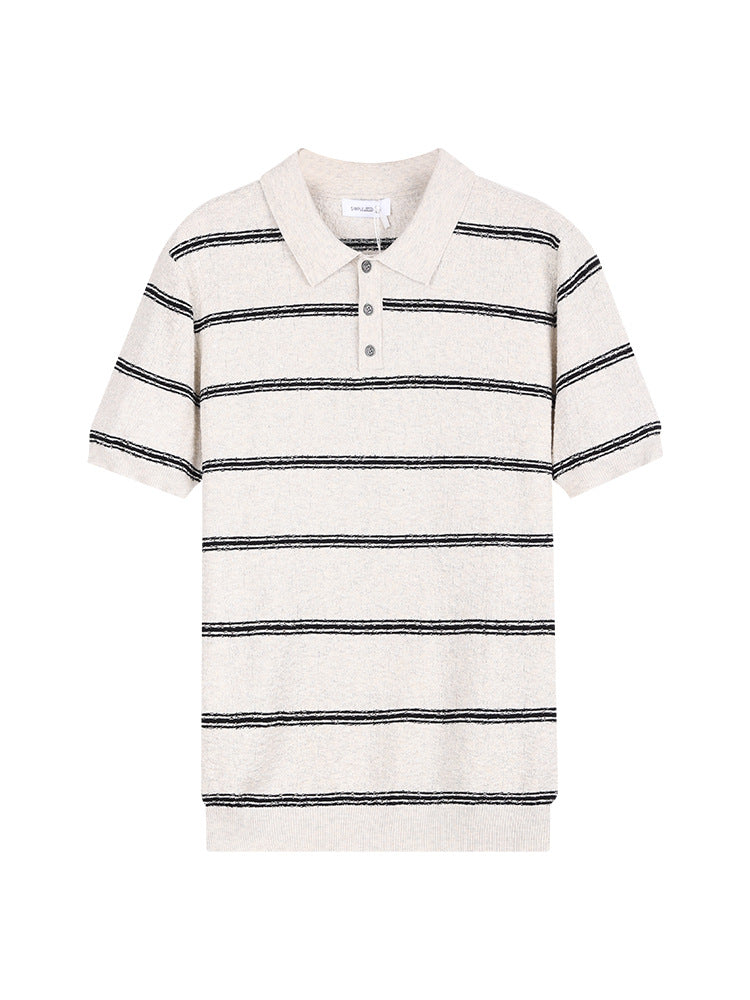 Klassisches Poloshirt mit Streifen