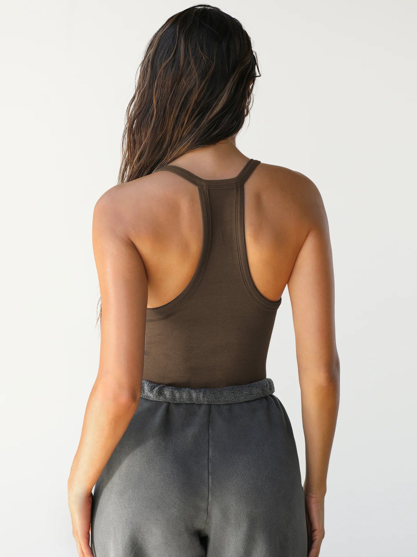 Geripptes Tank Top