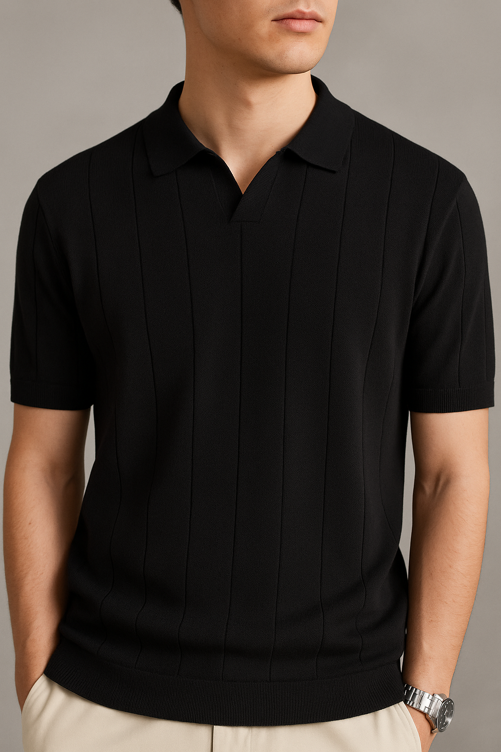 Premium Light Gebreide Polo
