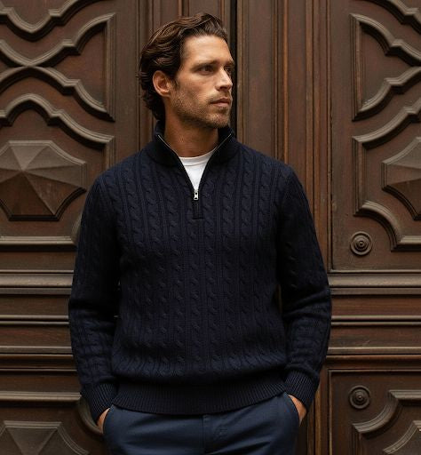 Strick Quarter Zip