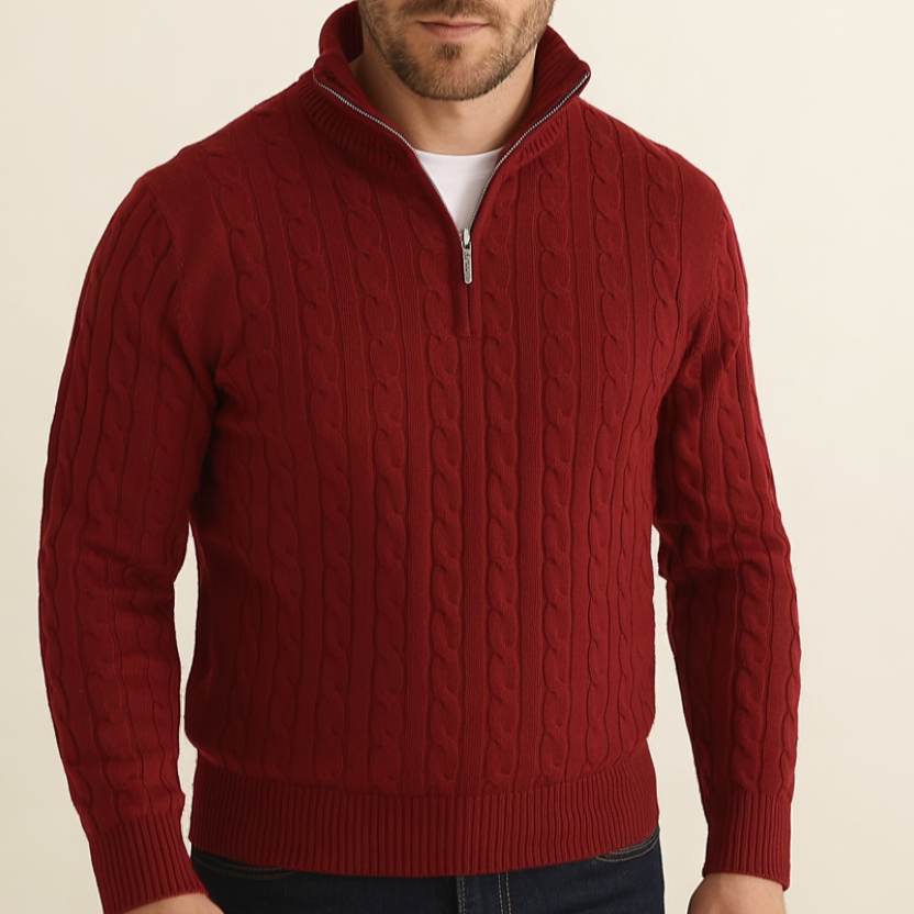 Strick Quarter Zip