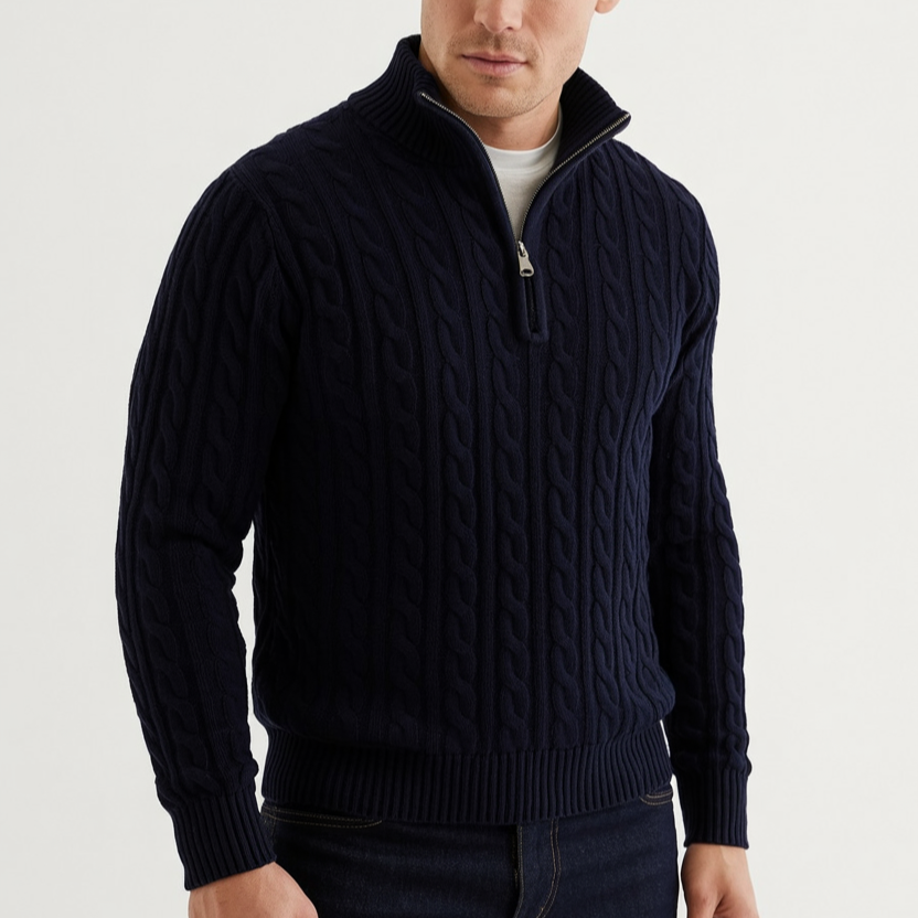 Strick Quarter Zip