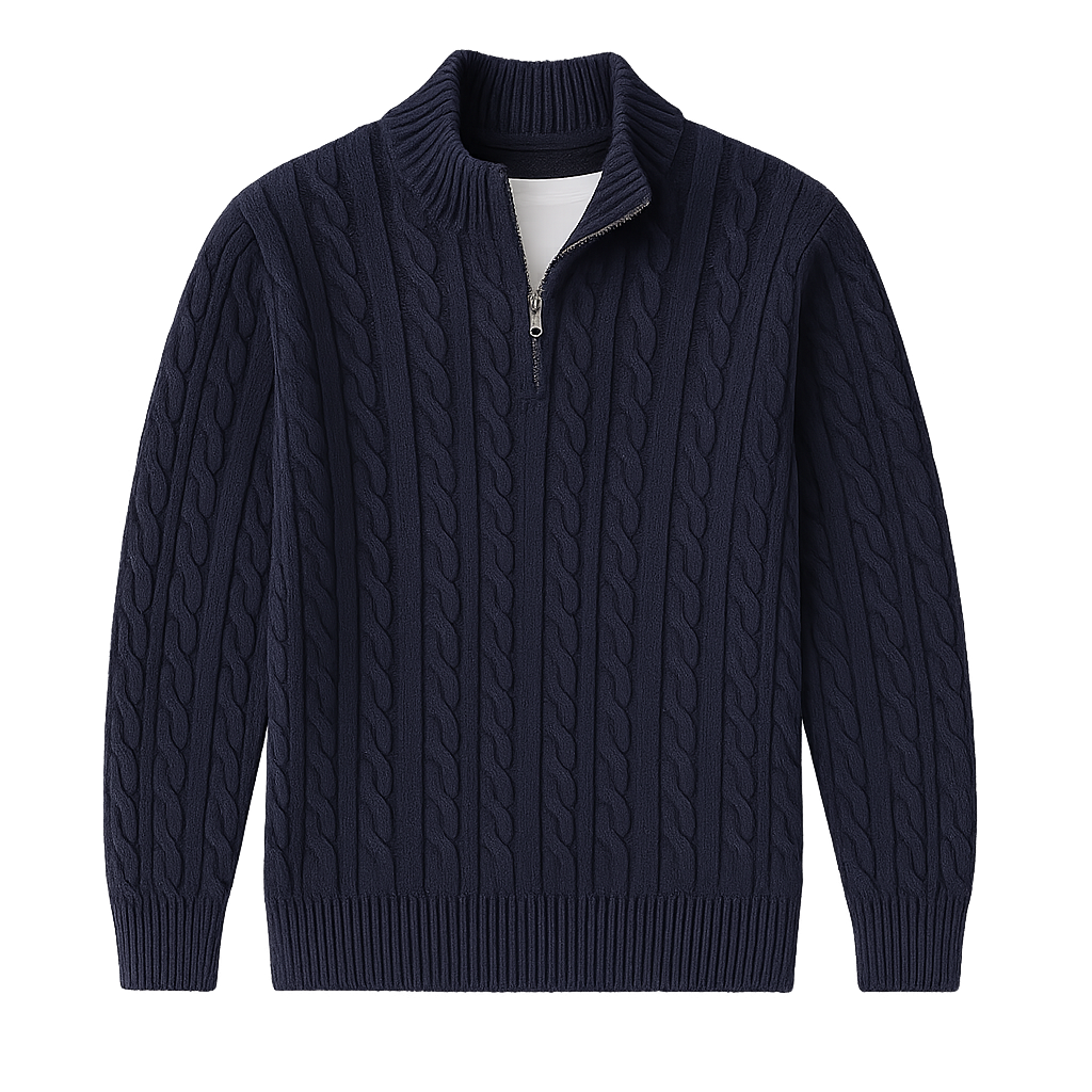 Strick Quarter Zip
