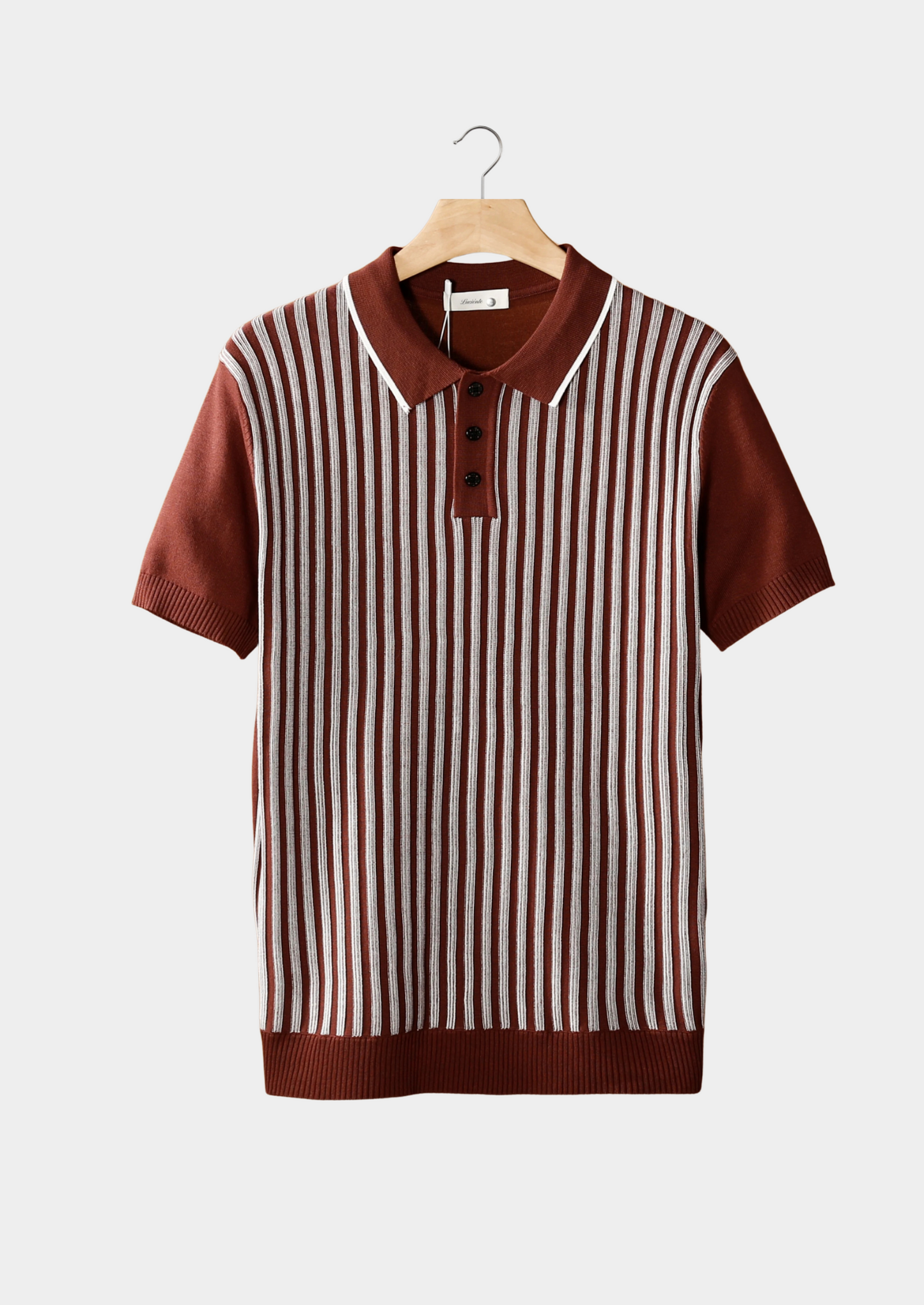 Poloshirt mit vertikalen Streifen