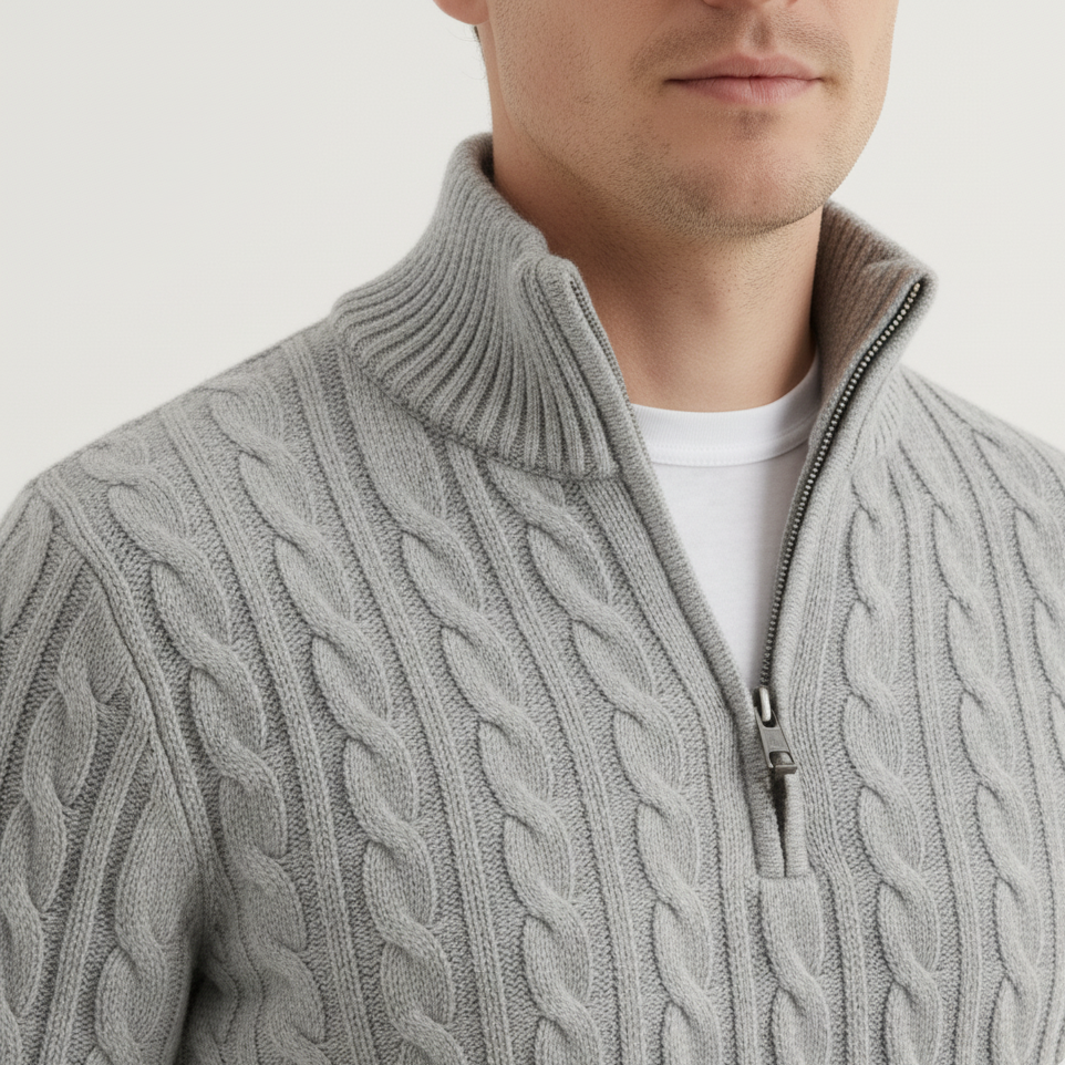 Strick Quarter Zip