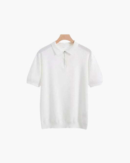 IBIZA Poloshirt mit Reißverschluss