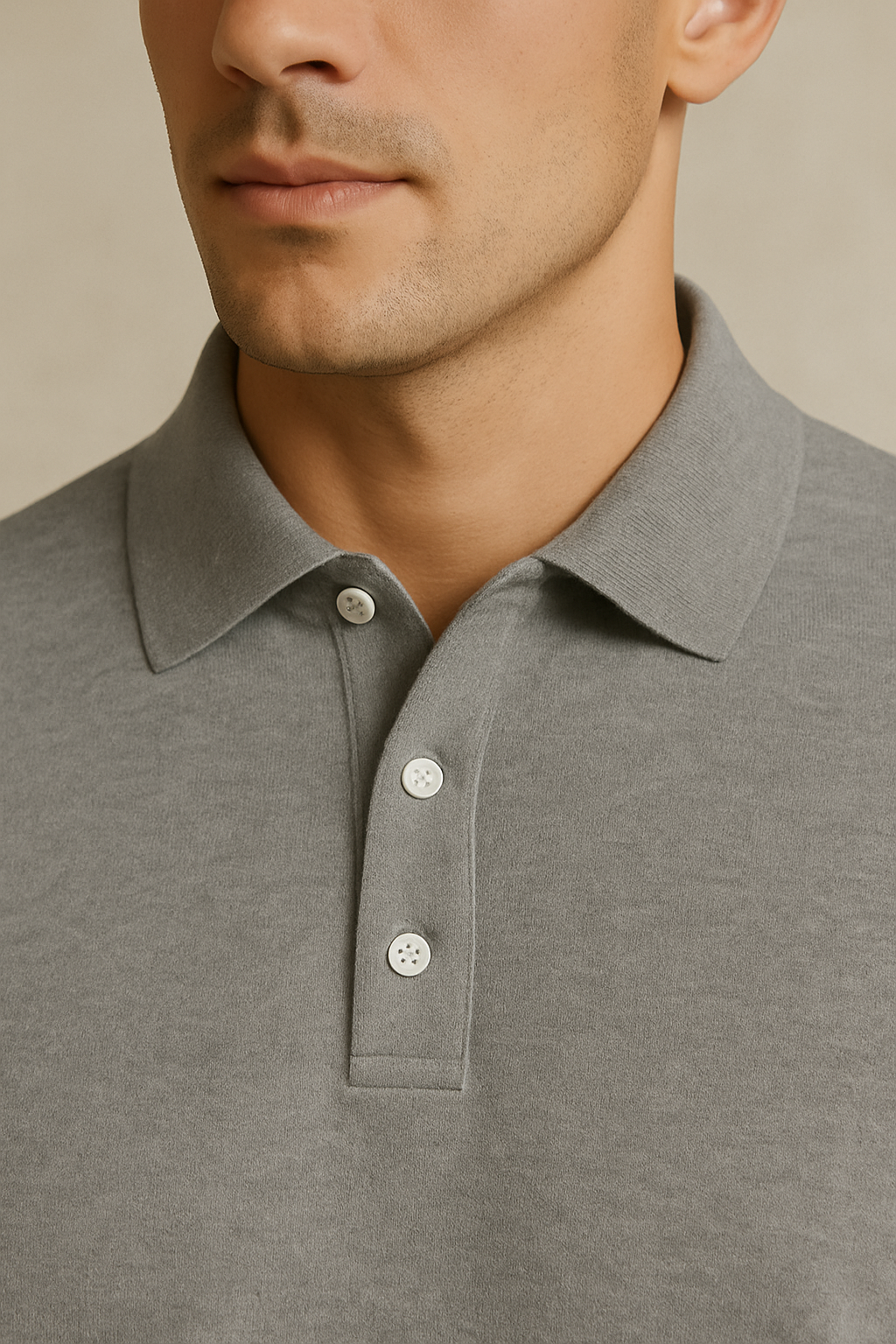 Long Sleeve Polo Shirt