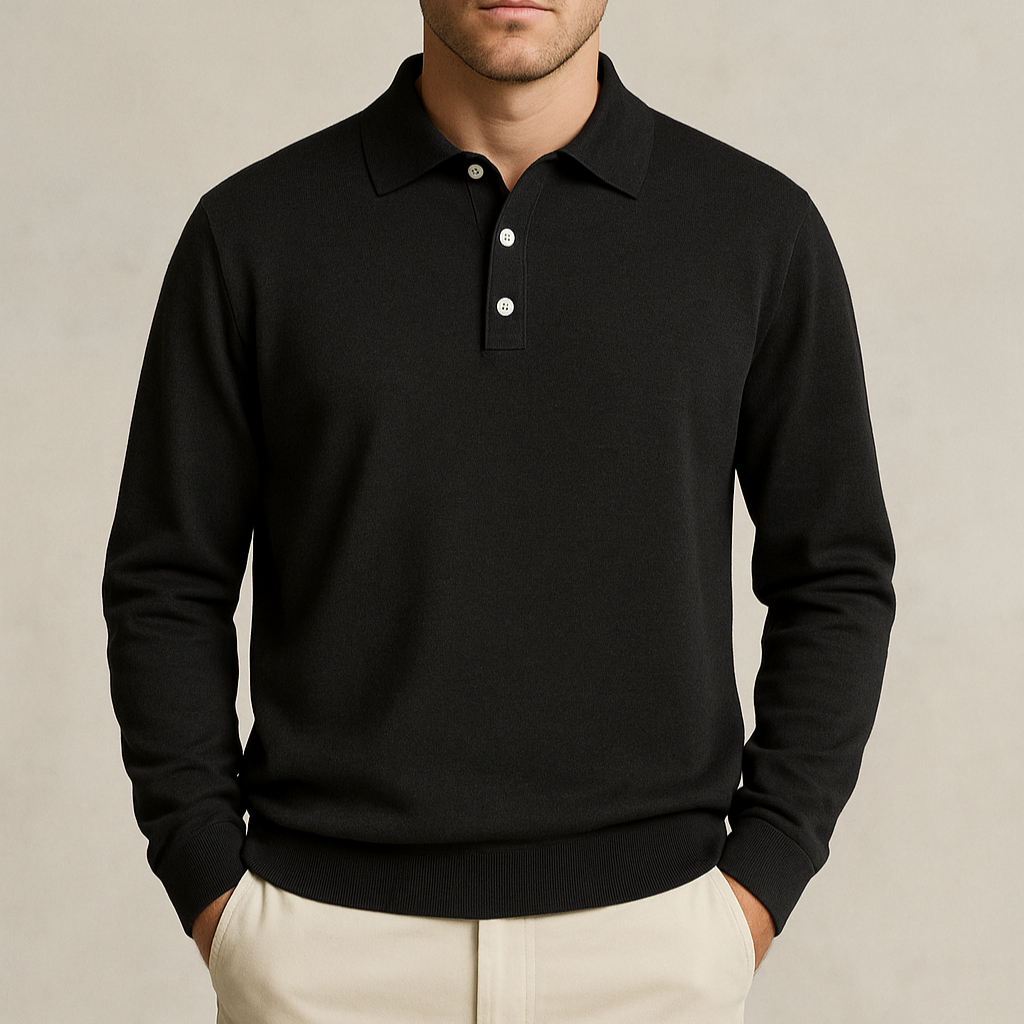 Long Sleeve Polo Shirt