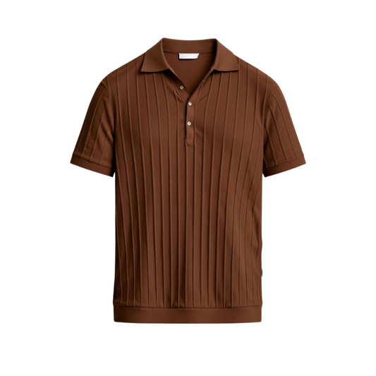 Poloshirt mit vertikalen Streifen 