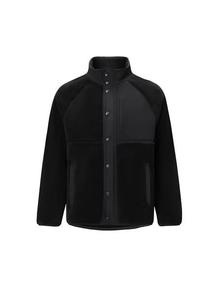 Zweifarbige Fleecejacke