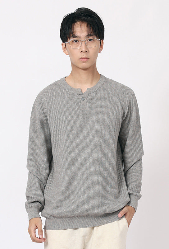 Strukturierter Henley-Strick