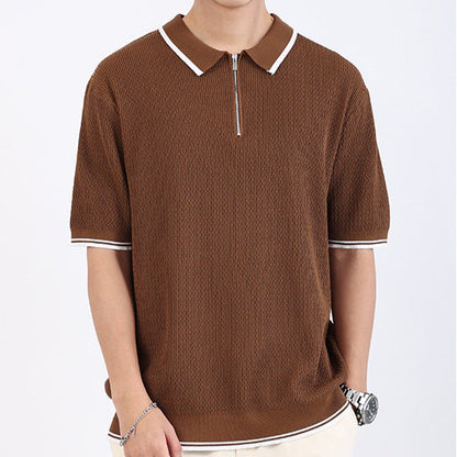 Retro Zip Polo