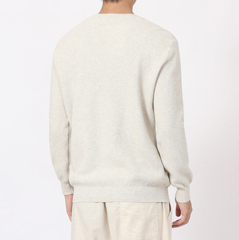 Strukturierter Henley-Strick