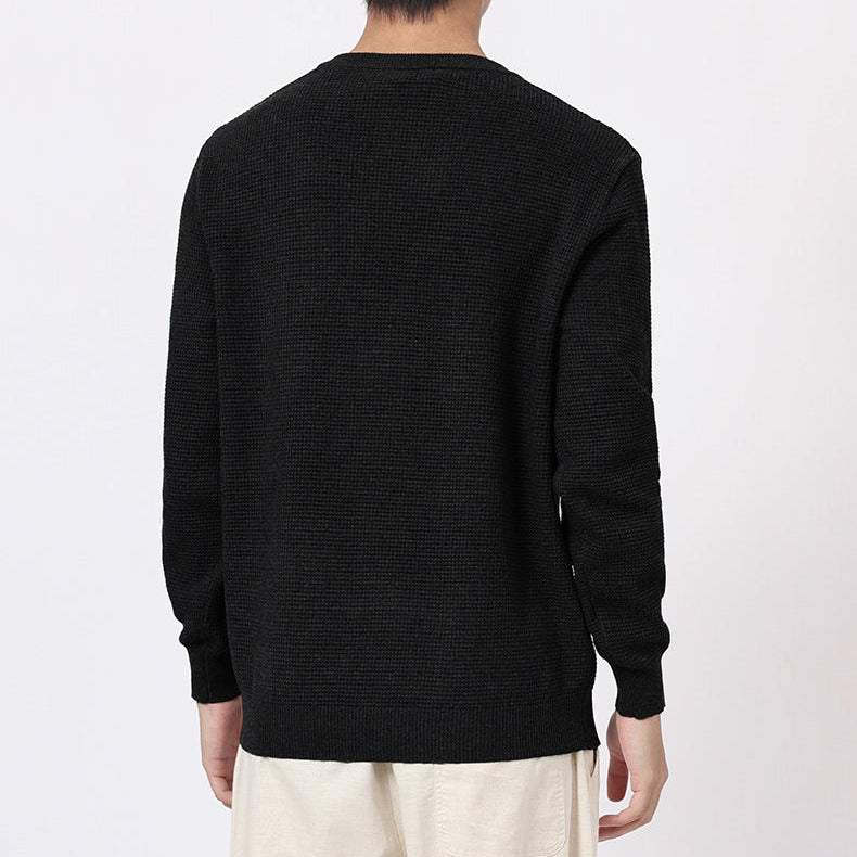 Strukturierter Henley-Strick