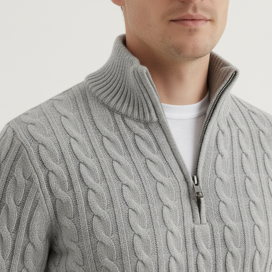 Strick Quarter Zip